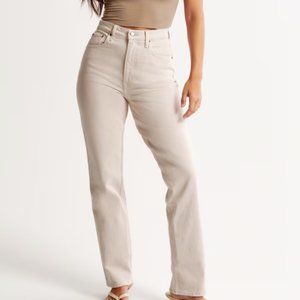 Abercrombie and Finch The 90s Straight Ultra High Rise